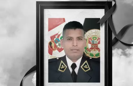 Agente policial fue asesinado en Loreto.