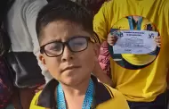 Orgullo peruano! Le brindan apoyo a nio de 9 aos que representar al Per en concurso mundial de matemticas