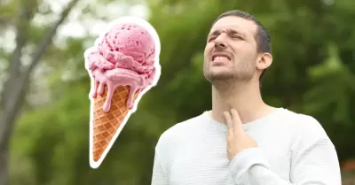 ¿El helado puede calmar el dolor de garganta?