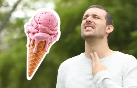 ¿El helado puede calmar el dolor de garganta?