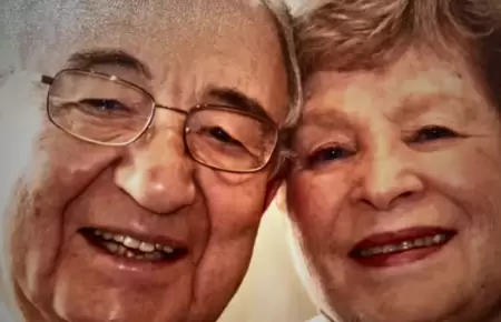 Roy Cohen y su esposa