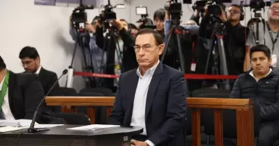 Martín Vizcarra acude al Poder Judicial por pedido de cárcel en su contra.