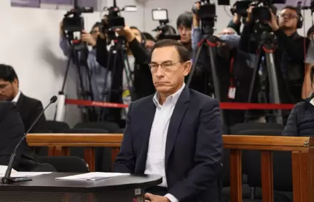 Martn Vizcarra acude al Poder Judicial por pedido de crcel en su contra.