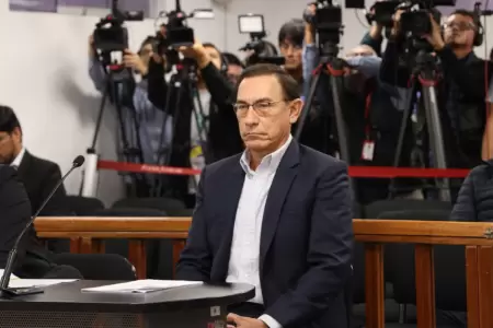 Martn Vizcarra acude al Poder Judicial por pedido de crcel en su contra.