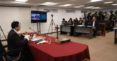 Audiencia de pedido de prisión preventiva contra Martín Vizcarra
