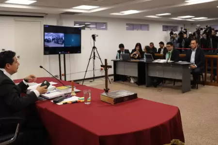 Audiencia de pedido de prisin preventiva contra Martn Vizcarra