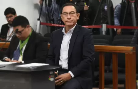 Expresidente Martn Vizcarra podra a prisin por seis meses.