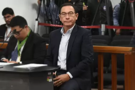 Expresidente Martn Vizcarra podra a prisin por seis meses.