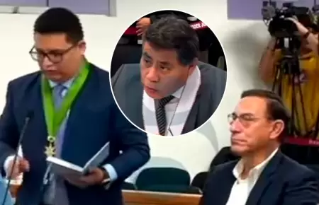 Abogado de Martn Vizcarra y fiscal Jurez Atoche.