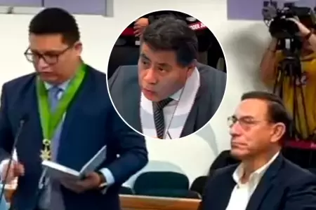 Abogado de Martn Vizcarra y fiscal Jurez Atoche.