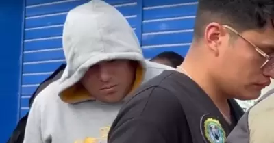 Agente policial fue detenido por cobrar una coima de 45 mil soles.