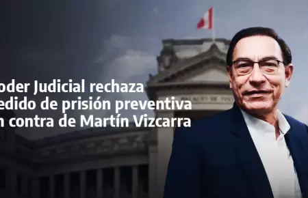 Martn Vizcarra se libra de la crcel.