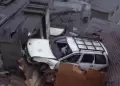 Auto cae sobre dos viviendas en el Rímac: Madre e hija resultaron heridas y otra familia salvó de morir