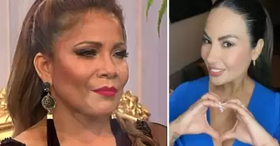 Marisol lanza dardo en concierto y usuarios aseguran que es para Pamela López.