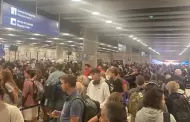 Caos en el nuevo Jorge Chvez por cada del sistema migratorio: Pasajeros perdieron sus vuelos, reporta LAP