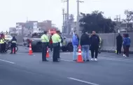 Los Olivos: Polica muere trgicamente en un accidente de trnsito a la altura del valo Naranjal