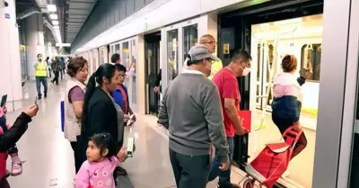 Línea 2 del Metro de Lima y Callao restablece su servicio.