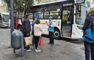 AeroDirecto Centro: Paradero inicial es reubicado de la Plaza San Martn por incendio