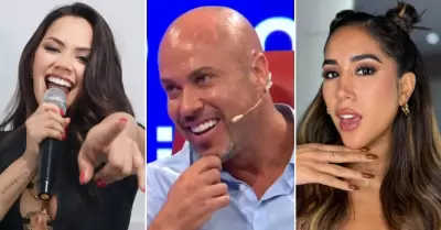 La alocada noche de Bruno Agostini, Melissa Paredes y Andrea San Martín