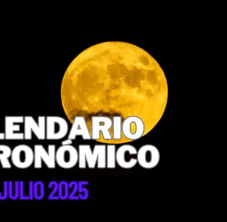Este es el calendario astronmico de julio 2025.