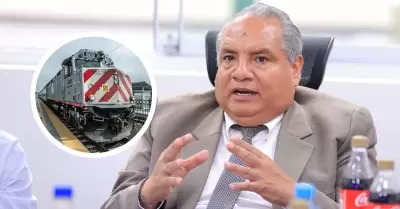 César Sandoval rechaza trabas al tren Lima-Chosica.