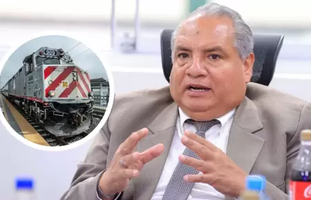 César Sandoval rechaza trabas al tren Lima-Chosica.