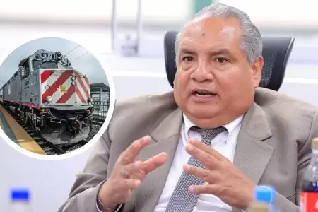 Csar Sandoval rechaza trabas al tren Lima-Chosica.