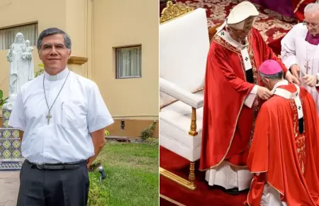 Trujillano recibi el palio arzobispal de parte del papa Len XIV