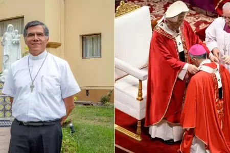 Trujillano recibi el palio arzobispal de parte del papa Len XIV