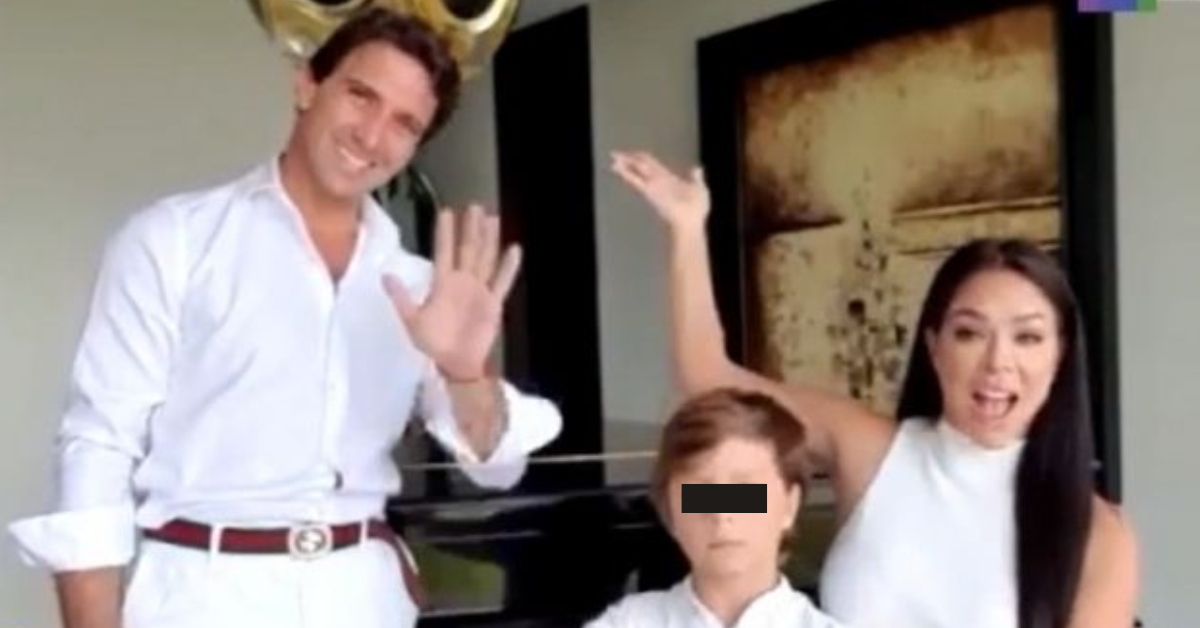 antonio y sheyla Rojas con su hijo