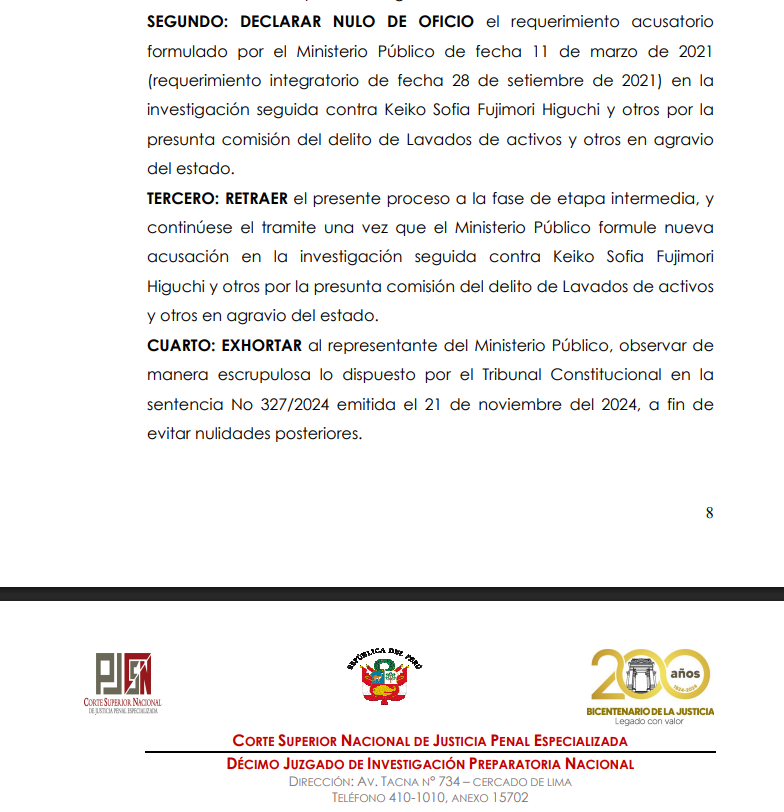 Declaran nulo el auto de enjuiciamiento del caso 'Ccteles'.
