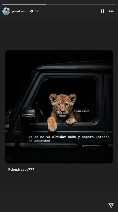 El polmico mensaje de Jess Barco