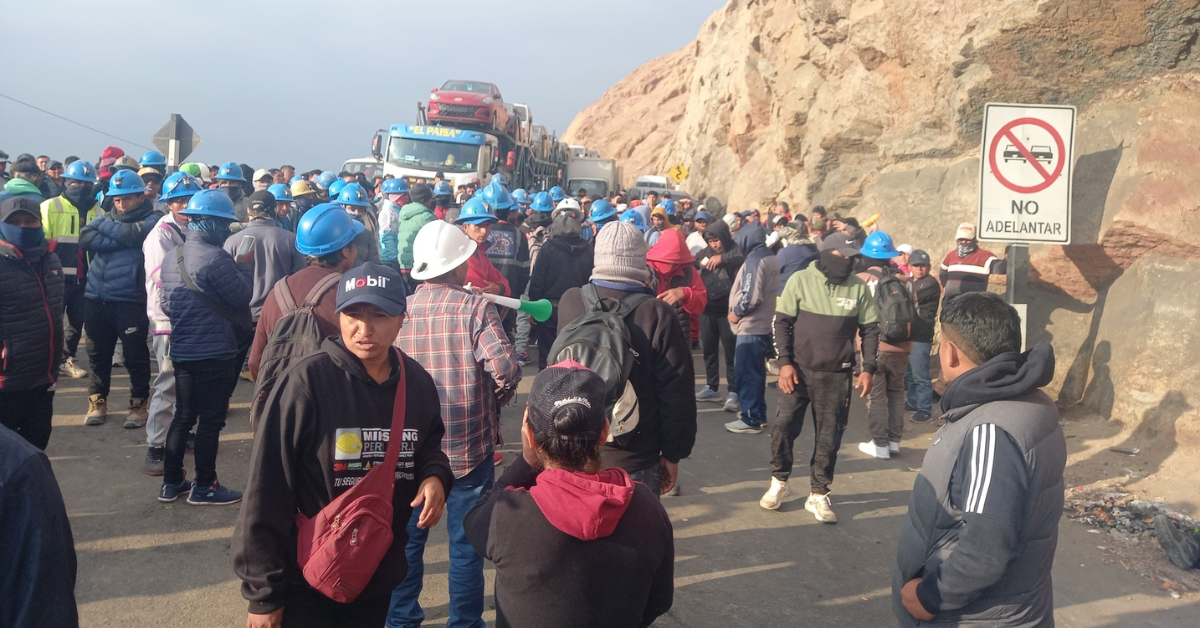 Mininter advierte a mineros que bloquean carreteras: "De cometerse ilícitos, se va a actuar con decisión y firmeza"