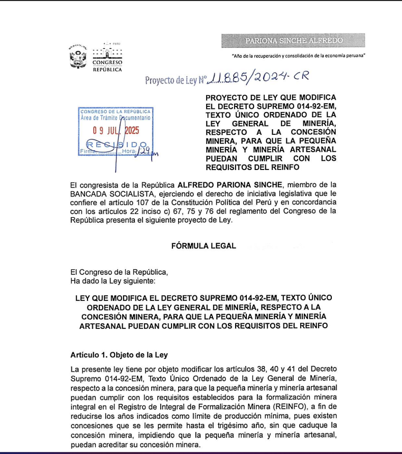 Proyecto de ley