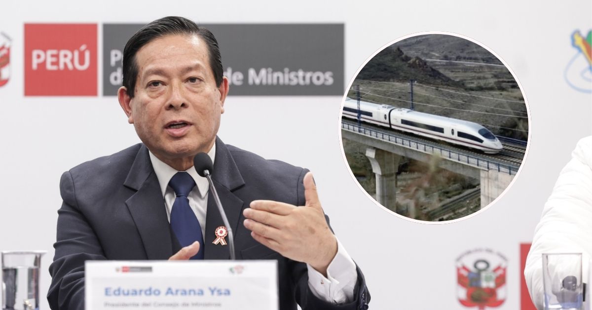 Premier descarta inversión en el Tren Bioceánico de Brasil y China: "El Gobierno del Perú no lo ha autorizado"