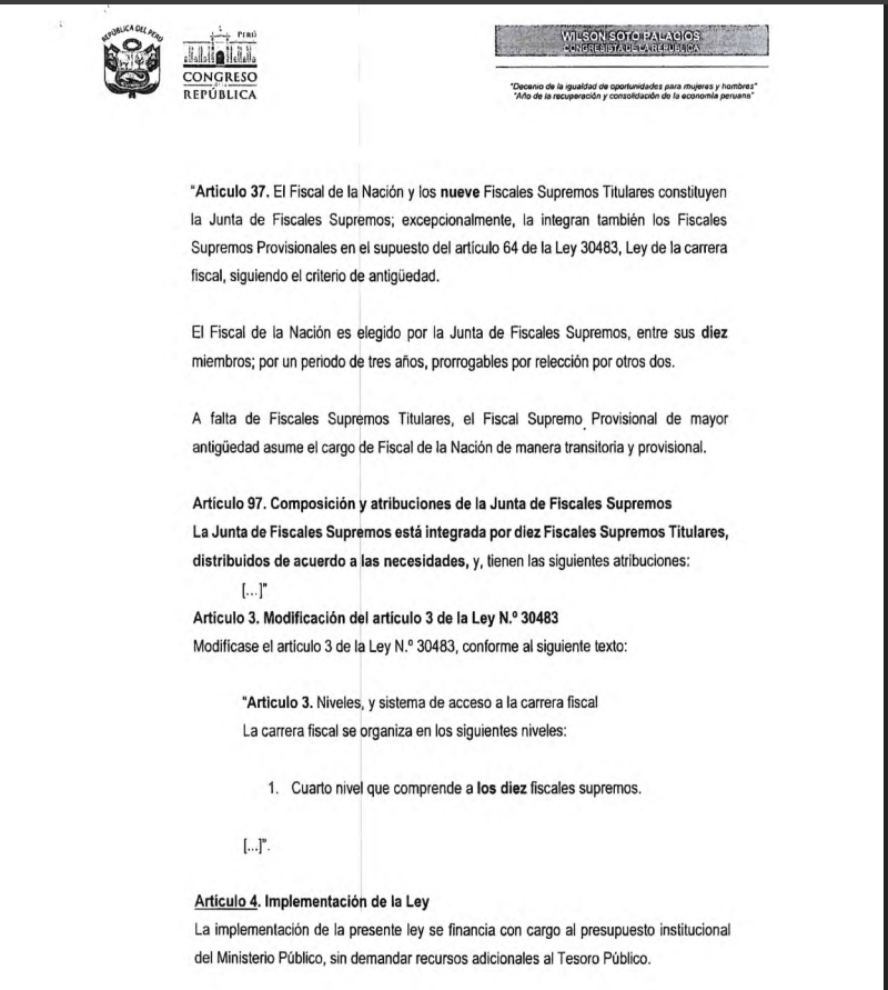 Proyecto de ley