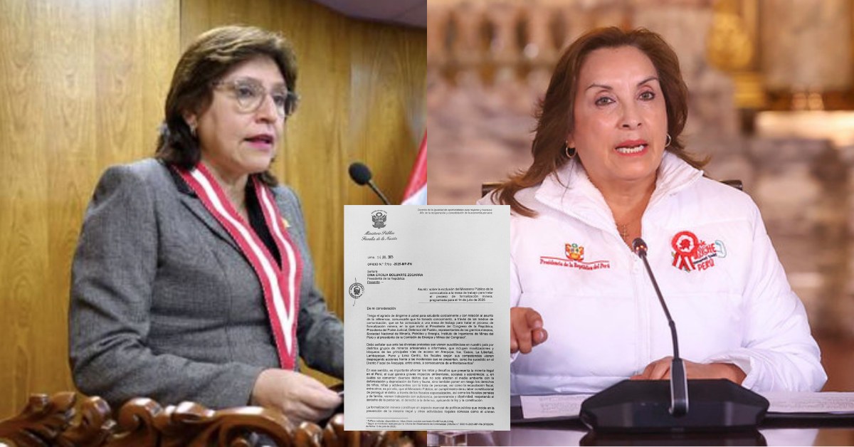 Fiscal de la Nación no fue invitada a mesa de diálogo entre el Ejecutivo y mineros: "Nos causa extrañeza"
