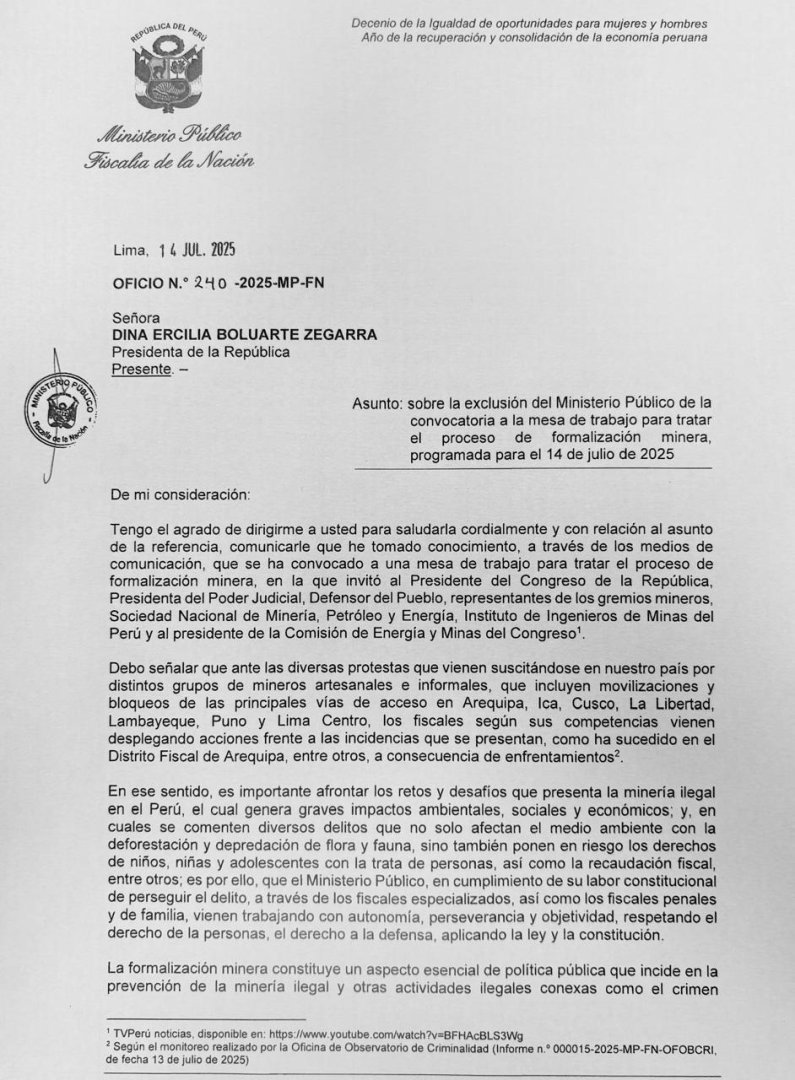 Oficio N 240-2025-MP-FN