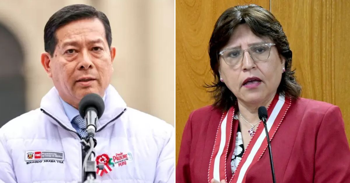 Delia Espinoza responde al premier Eduardo Arana: "No se equivoque, somos una buena gestión"