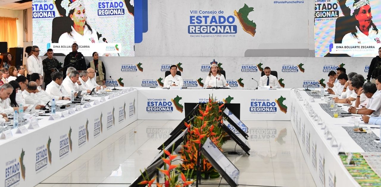 Dina Boluarte a gobernadores regionales: "Este Gobierno ha inyectado más presupuesto en sus regiones"