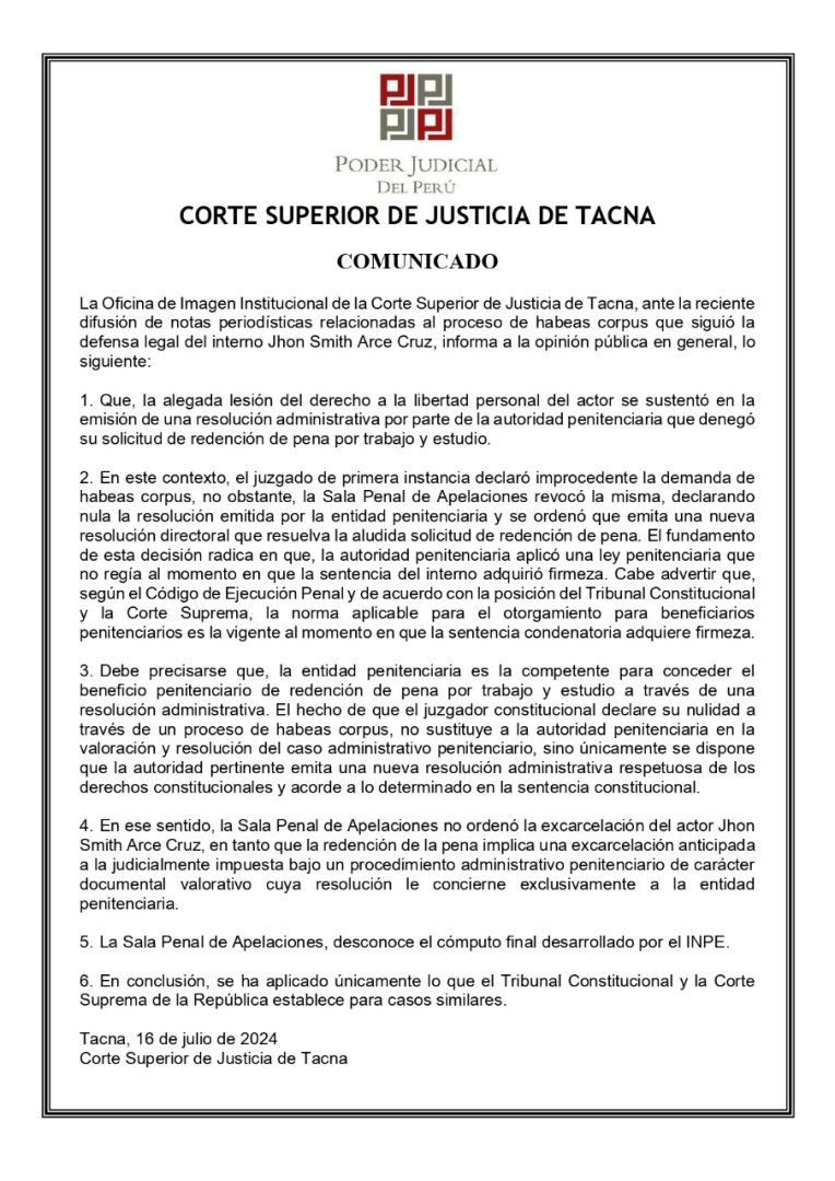 Comunicado