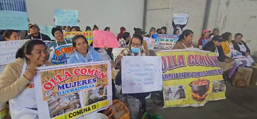 Ollas comunes reciben con alegra la entrega de toneladas de pescado bonito.