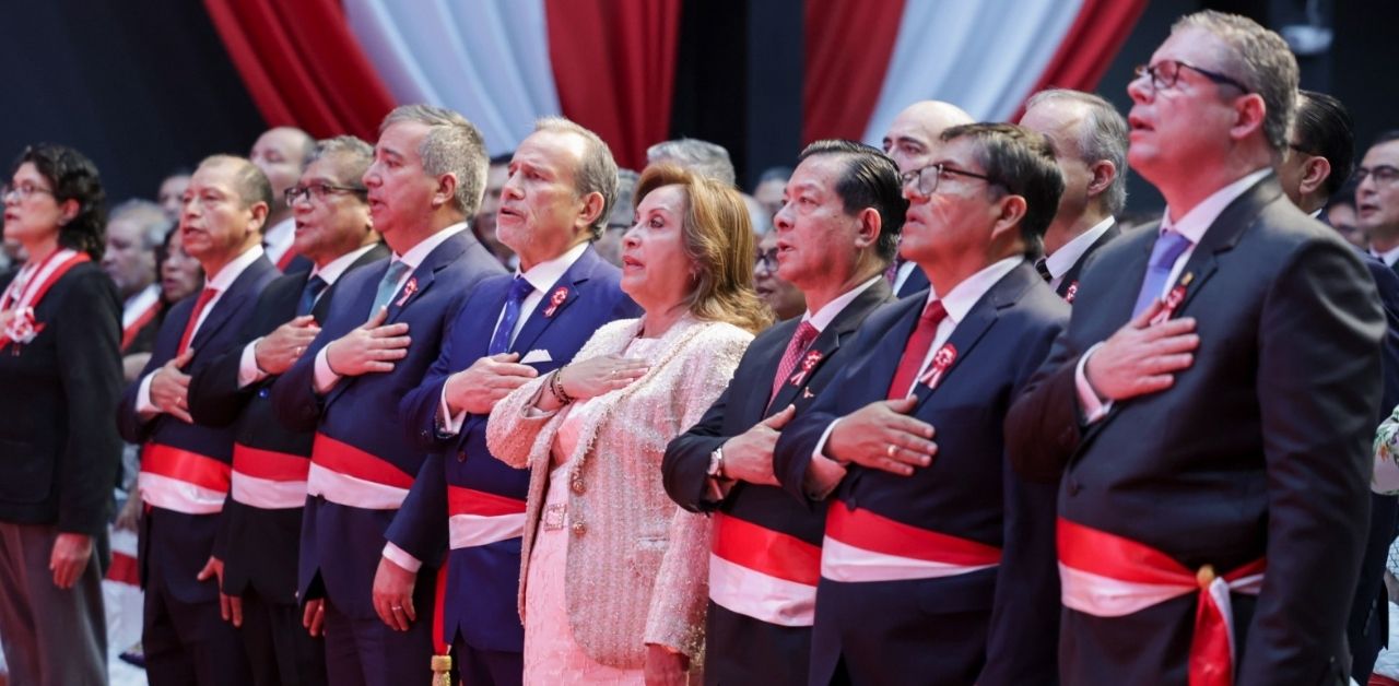 Fiestas Patrias: Presidenta Dina Boluarte participó en ceremonia de acción de gracias por el día de la independencia