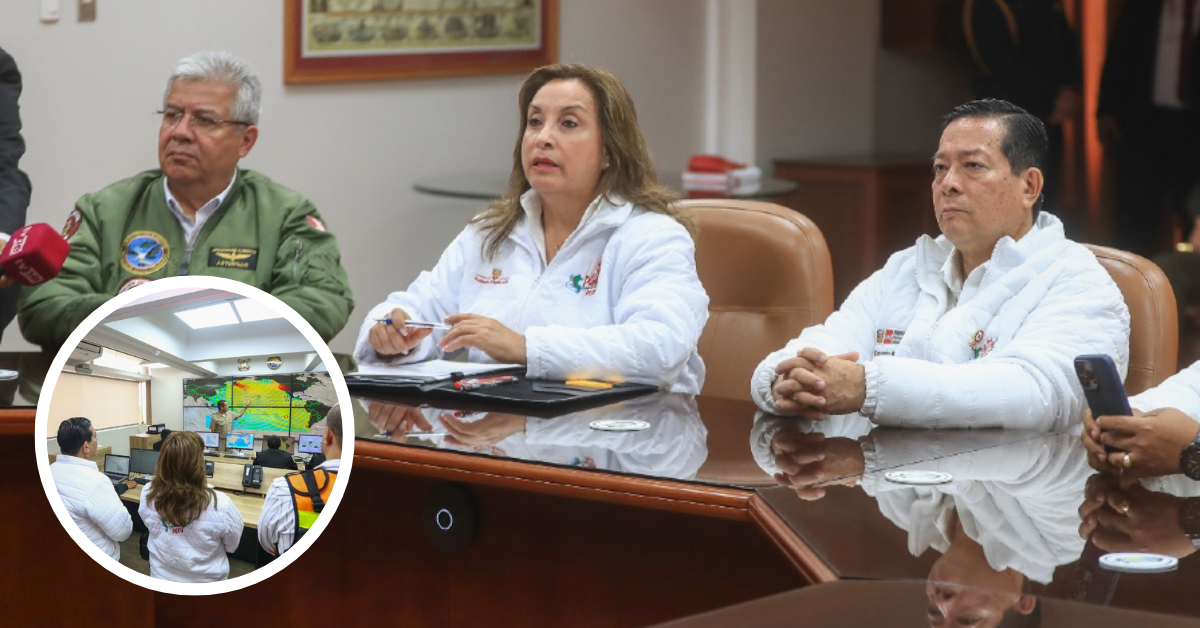 Dina Boluarte supervisa litoral peruano tras alerta de tsunami: "Se ha previsto el cierre de 125 puertos"