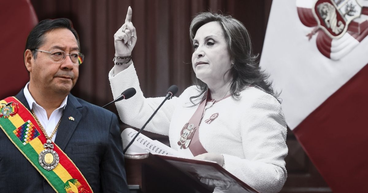 Presidente Luis Arce rechazó expresiones de Dina Boluarte sobre Bolivia: "Inadmisible declaración"