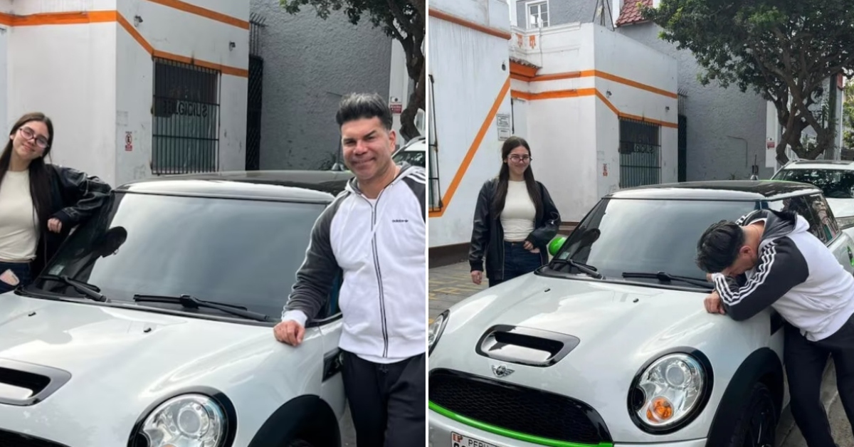 'Tomate' Barraza rompe en llanto al regalarle un carrazo a su hija Gaela: "Hoy empieza un nuevo ciclo"