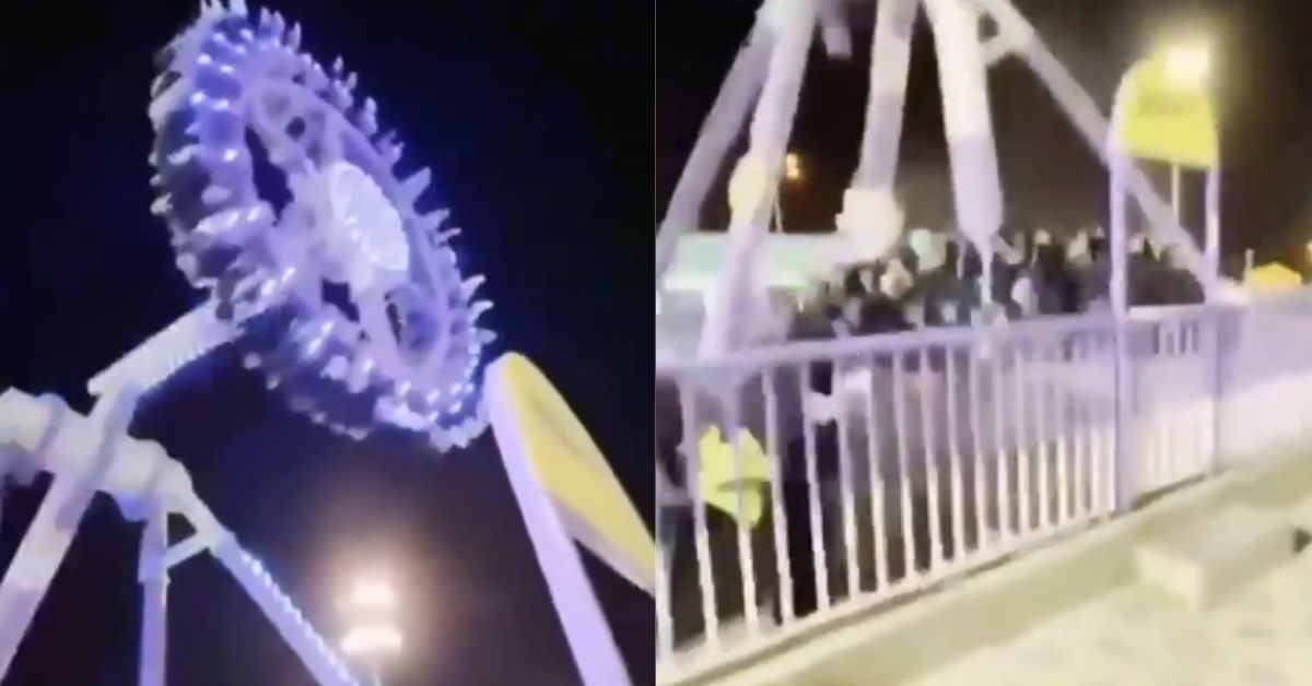 Terror en Arabia Saudita: Atracción de parque de diversiones se parte en el aire y colapsa con gente