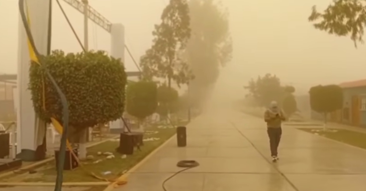 Vientos Paracas golpean a Ica: Tormenta de arena afecta a varios distritos  de la región