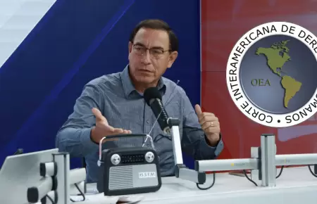 Martn Vizcarra present medida cautelar ante la Corte IDH.