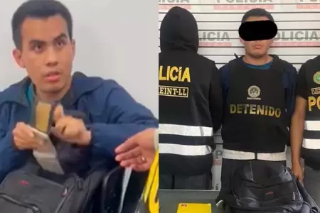 Universitario fue detenido en Trujillo tras extorsionar a su profesor.